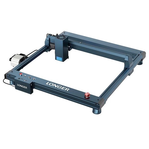 LONGER Laser B1 lézergravírozó-vágó, 6 magos fej, 33-36W teljesítmény, 450x440mm gravírozási terület - 20W
