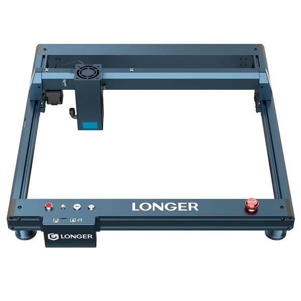 LONGER Laser B1 lézergravírozó-vágó, 6 magos fej, 33-36W teljesítmény, 450x440mm gravírozási terület - 20W