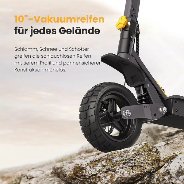 Ausom L1 elektromos roller, 800W motor, 48V 15,6Ah akku, 10" kerekek, 45km/h, 70km hatótáv, tárcsafék, NFC, kódzár