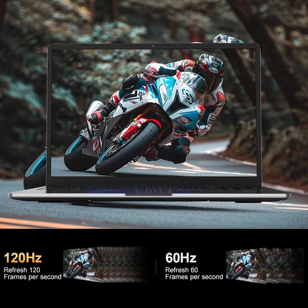 Ninkear A15 Pro laptop, 16" 2560×1600, 120Hz, Ryzen 5 7430U, 16GB RAM, 1TB SSD, WiFi6, BT5.2, ujjlenyomat, háttérvilágítás