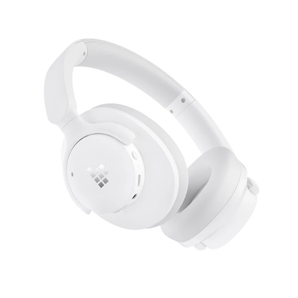 Tronsmart Sounfii Q20 ANC Bluetooth fejhallgató, 50 óra üzemidő, 90°-ban forgó párnák, 2 eszköz párosítás, app vezérlés, zajszűrés - Fehér