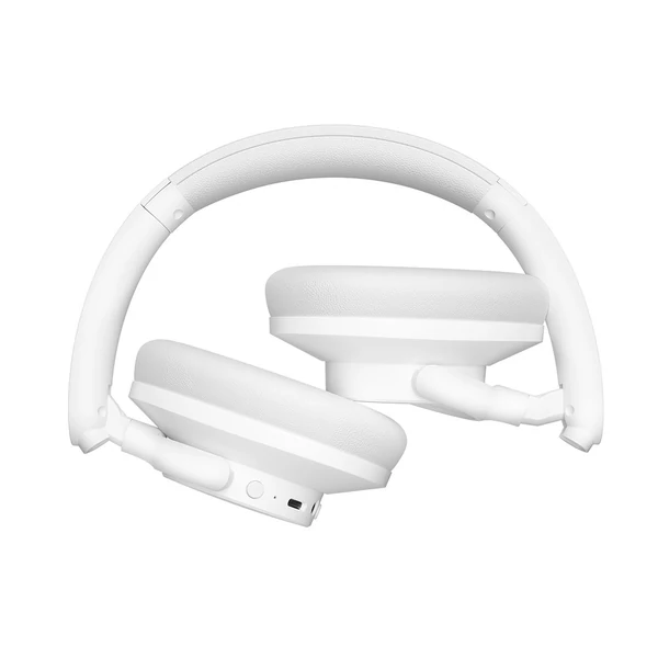 Tronsmart Sounfii Q20 ANC Bluetooth fejhallgató, 50 óra üzemidő, 90°-ban forgó párnák, 2 eszköz párosítás, app vezérlés, zajszűrés - Fehér