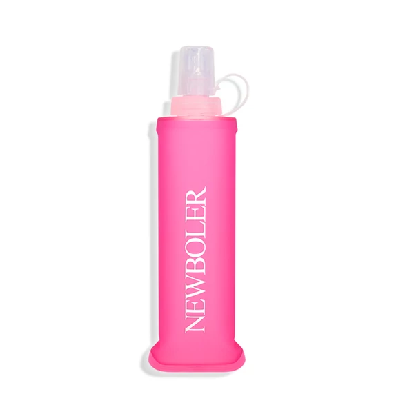 NEWBOLER BOT200 összecsukható, BPA-mentes, puha sportkulacs – 250ml, Pink