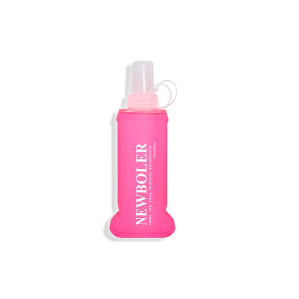 NEWBOLER BOT200 összecsukható, BPA-mentes, puha sportkulacs – 150ml, Pink