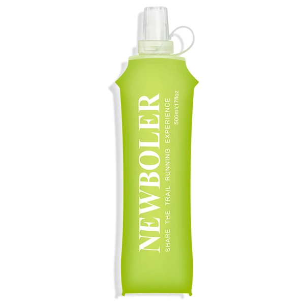 NEWBOLER BOT200 összecsukható, BPA-mentes, puha sportkulacs – 500ml, citromsárga