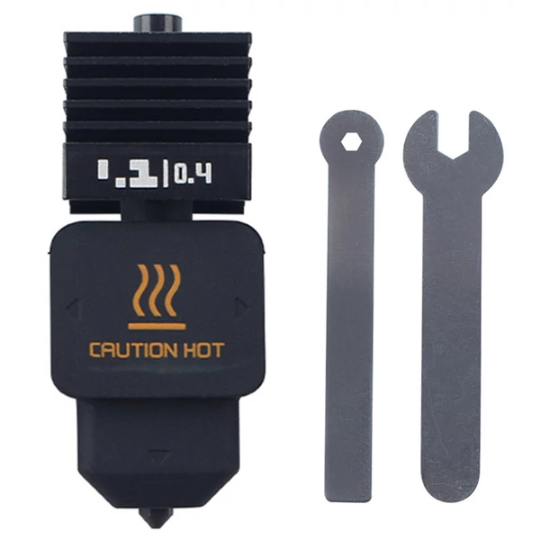 FYSETC 0,4mm edzett acél fúvóka hotend készlet Bambu Lab H2D A1/A1 mini-hez