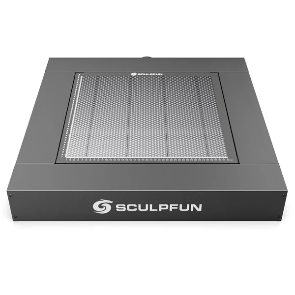 SCULPFUN H5 Gen2 méhsejtes lézerágy füstelszívó ventilátorral, 650*650mm