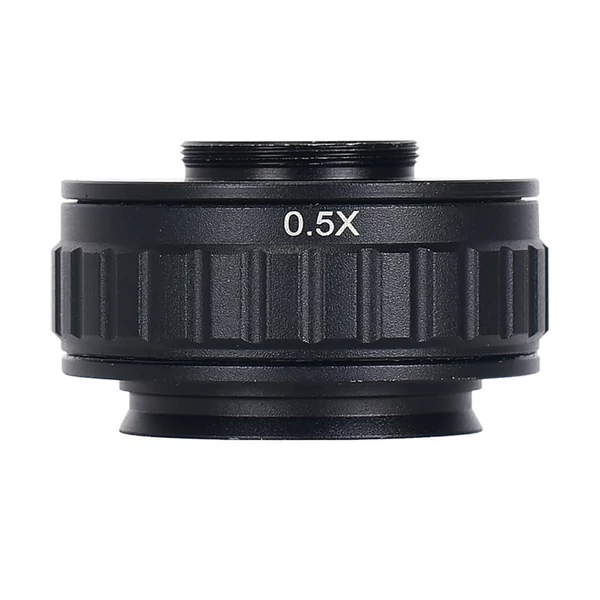 HAYEAR 0,5X C-mount objektív adapter, mikroszkóp kamera csatlakozó, fókuszállítható, trinokuláris sztereó mikroszkóphoz