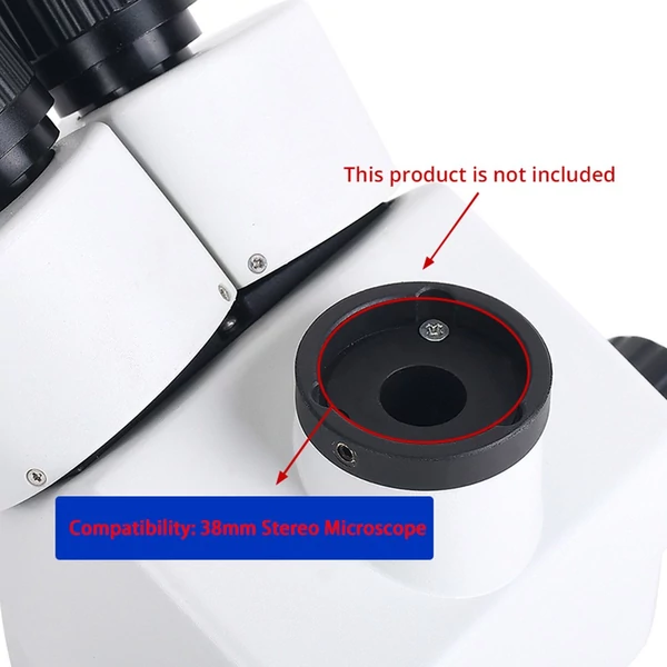 HAYEAR 0,5X C-mount objektív adapter, mikroszkóp kamera csatlakozó, fókuszállítható, trinokuláris sztereó mikroszkóphoz