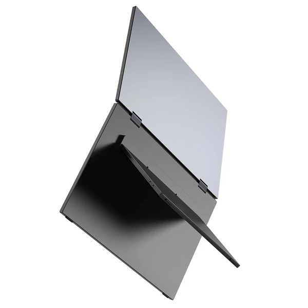 MINIX SF15 összecsukható hordozható monitor, 2×15,6" FHD IPS kijelző, HDR, 178° látószög, beépített hangszórók