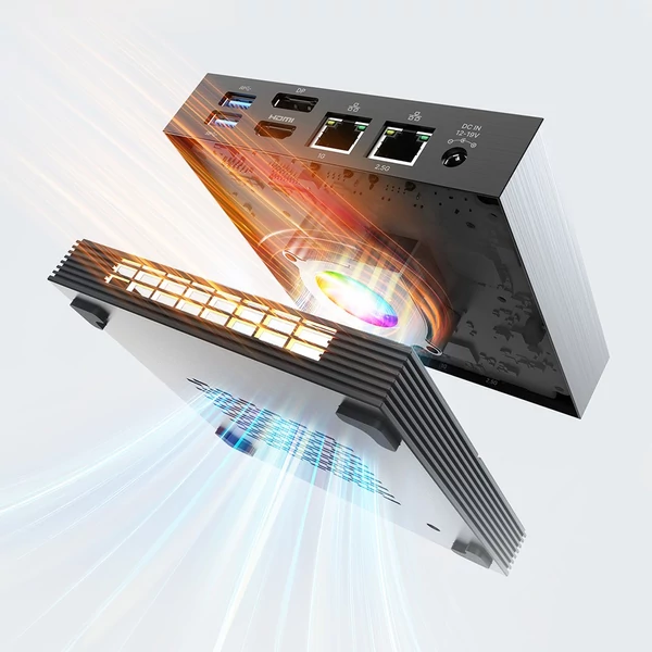 MINIX NEO Z150 Aero Mini PC, Intel N150, 16GB RAM, 512GB SSD, HDMI+DP+USB-C, WiFi 6, BT 5.2, 1G+2.5G LAN, 4xUSB 3.2, audio jack