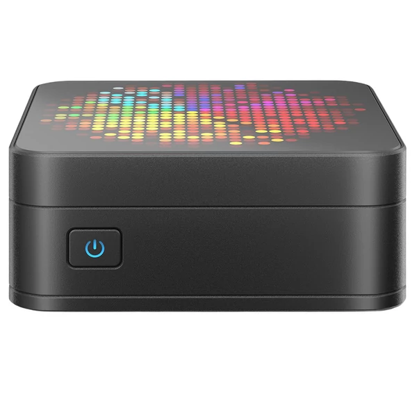 RUPA HSI-95MINI Mini PC, Intel N95 (4 mag, max. 3,4GHz), 8GB RAM, 256GB SSD, 3×HDMI 4K, WiFi 5, Bluetooth 5.0, 3×USB 3.0, 2×RJ45, 3,5mm jack