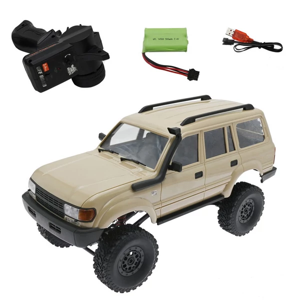 WPL C54 RC Teherautó 1:16 4WD Terepjáró RTR Autó - Sárga
