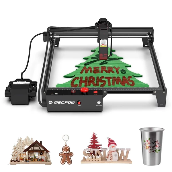 Mecpow X3 Pro 10W lézergravírozó légbefúvó készlettel