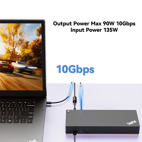 Lenovo ThinkPad Hibrid USB-C és USB-A dokkoló