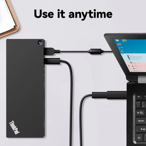 Lenovo ThinkPad Hibrid USB-C és USB-A dokkoló