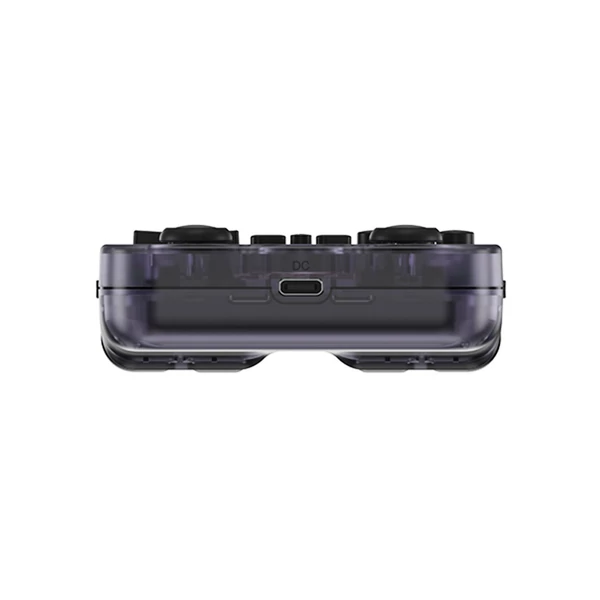 ANBERNIC RG353V játékkonzol, 64GB TF kártya, 32GB Android, 16GB Linux, 2GB RAM, HDMI kimenet, Moonlight streaming - átlátszó lila