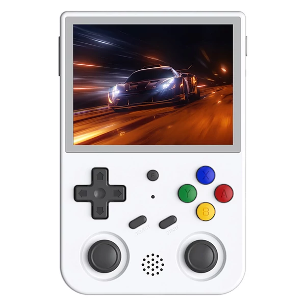 ANBERNIC RG353V játékkonzol, 64GB TF kártya, 32GB Android, 16GB Linux, 2GB RAM, HDMI kimenet, Moonlight streaming - Fehér