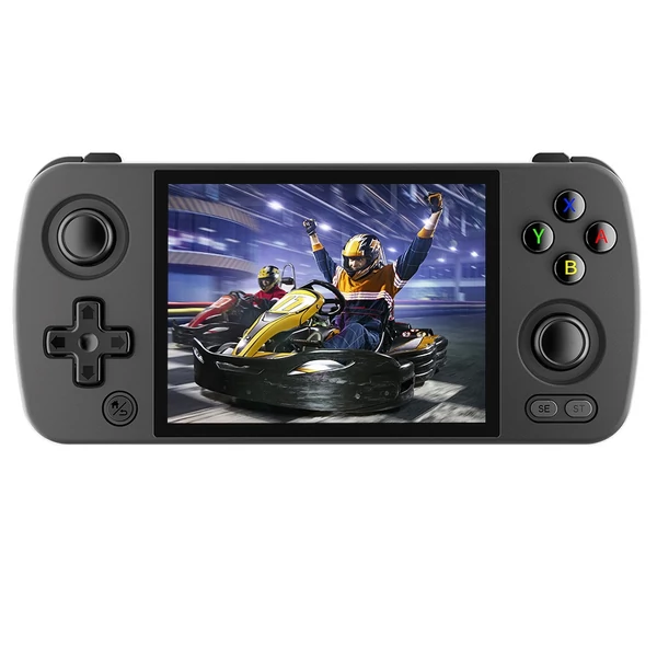 ANBERNIC RG405M Android 12 játékkonzol, 128GB eMMC, 4GB RAM, előtelepített játékok nélkül, Moonlight streaming - fekete