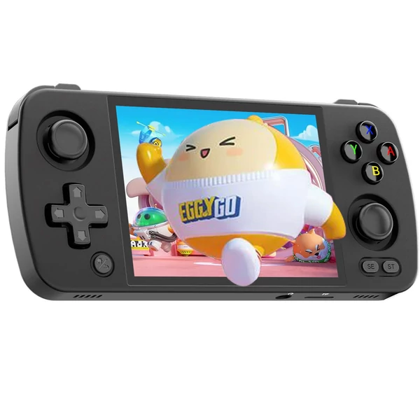 ANBERNIC RG405M Android 12 játékkonzol, 128GB eMMC, 4GB RAM, előtelepített játékok nélkül, Moonlight streaming - fekete
