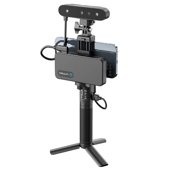 Creality CR-Scan Ferret Pro 3D szkenner, infravörös fényforrás, 0,1 mm pontosság, 30 fps, 150–700 mm távolság, vezeték nélküli kapcsolat