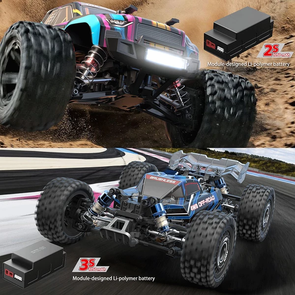 MJX 16210 1/16 RC autó, kefenélküli, nagy sebességű távirányítós jármű játék