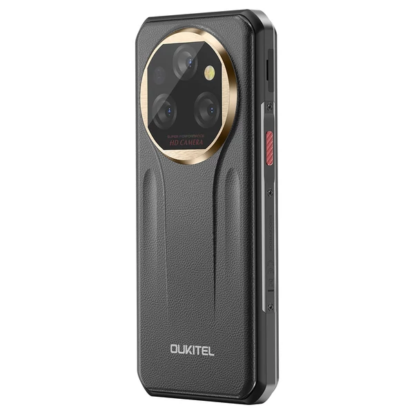 OUKITEL WP39 Pro 5G strapabíró telefon, 12+512GB, 11000mAh, 6,6" FHD+, 64MP, Android 14, IP68, NFC/GPS - Szürke