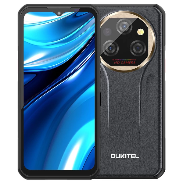 OUKITEL WP39 Pro 5G strapabíró telefon, 12+512GB, 11000mAh, 6,6" FHD+, 64MP, Android 14, IP68, NFC/GPS - Szürke
