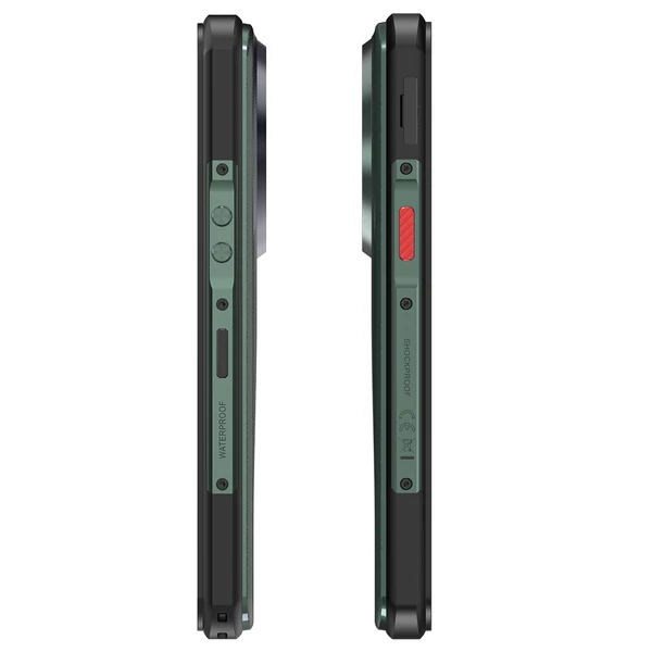 OUKITEL WP39 Pro 5G strapabíró telefon, 12+512GB, 11000mAh, 6,6" FHD+, 64MP, Android 14, IP68, NFC/GPS - Zöld