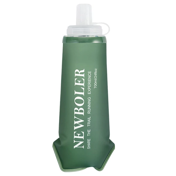 NEWBOLER BOT225 összecsukható, puha, BPA-mentes sportkulacs – 700 ml, zöld