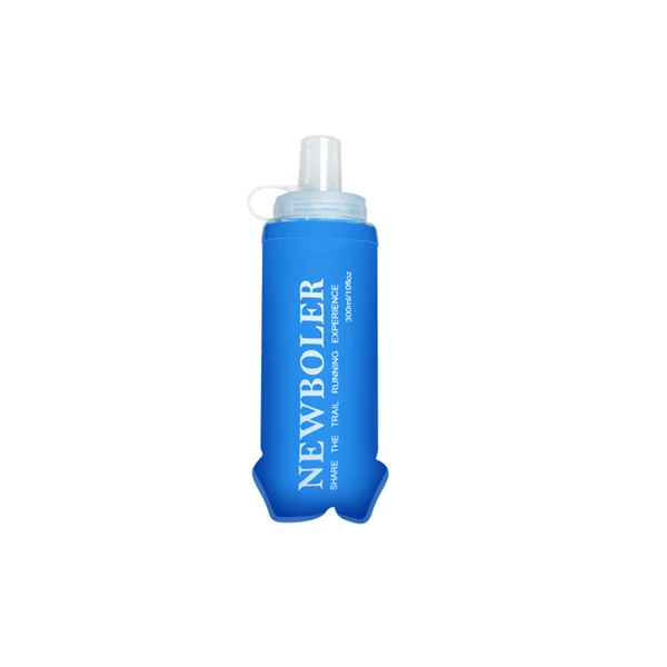 NEWBOLER BOT225 összecsukható, puha, BPA-mentes sportkulacs – 300 ml, kék