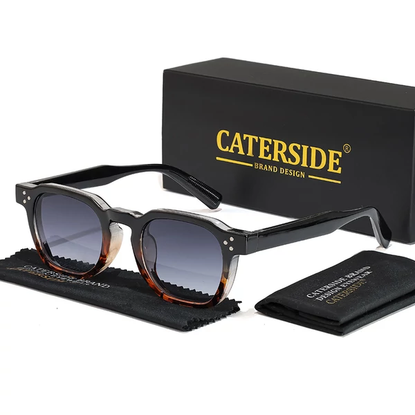 CATERSIDE K39896-C07 retro szögletes napszemüveg, UV400 védelem