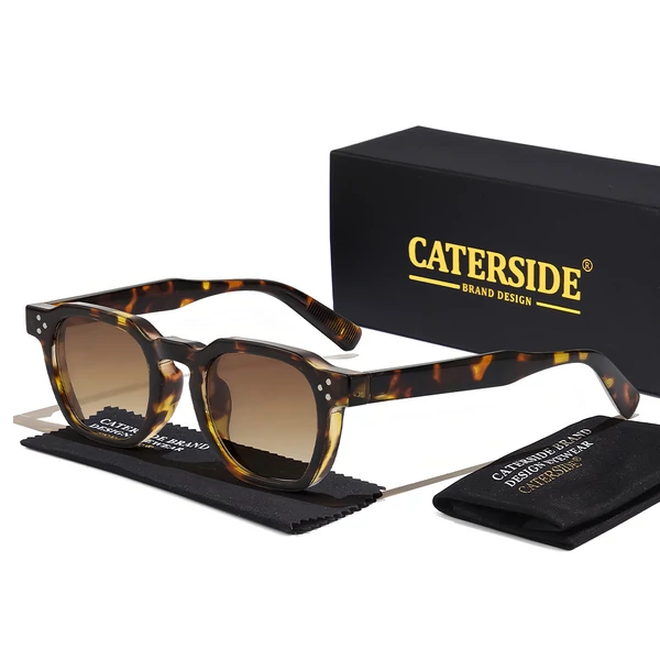 CATERSIDE K39896-C05 retro szögletes napszemüveg, UV400 védelem