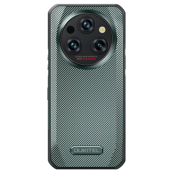 OUKITEL WP35 Pro strapabíró telefon, 12+512GB, 11000mAh, 6.6" FHD+, 64+32MP, NFC/OTG/GPS, Dual SIM, BT5.2 - Zöld