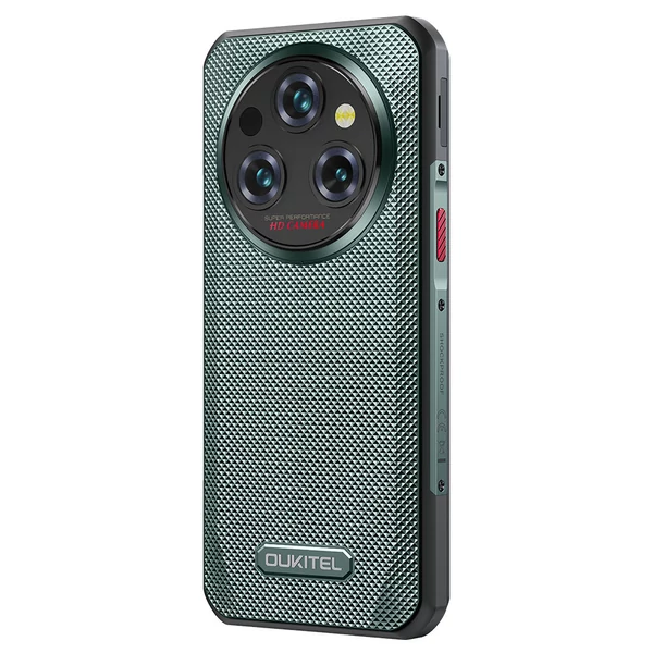 OUKITEL WP35 Pro strapabíró telefon, 12+512GB, 11000mAh, 6.6" FHD+, 64+32MP, NFC/OTG/GPS, Dual SIM, BT5.2 - Zöld