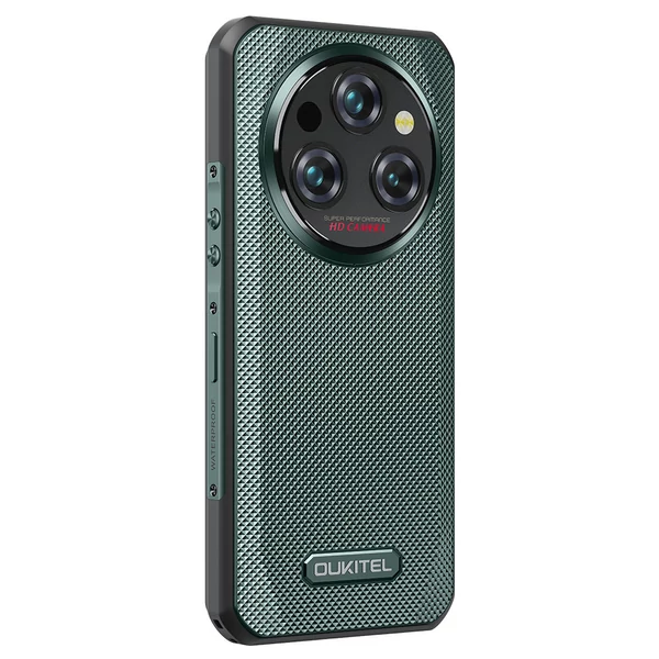 OUKITEL WP35 Pro strapabíró telefon, 12+512GB, 11000mAh, 6.6" FHD+, 64+32MP, NFC/OTG/GPS, Dual SIM, BT5.2 - Zöld