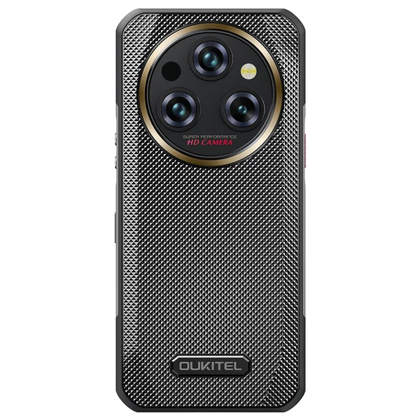 OUKITEL WP35 Pro strapabíró telefon, 12+512GB, 11000mAh, 6.6" FHD+, 64+32MP, NFC/OTG/GPS, Dual SIM, BT5.2 - Fekete