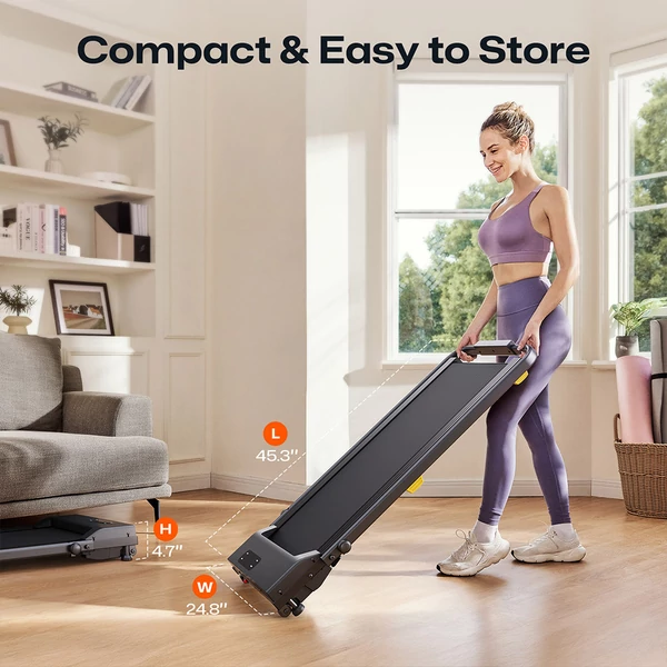 SYSURO S1L MIX gyaloglópad, 2,5 LE motor, 0,6-10 km/h, HIIT mód, 9% dőlésszög, 5 rétegű futószalag, <45dB, összecsukható