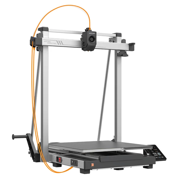 Anycubic Kobra 3 Max 3D nyomtató, 600mm/s, automatikus szintezés, akár 8 szín ACE Pro-val, 420×420×500mm