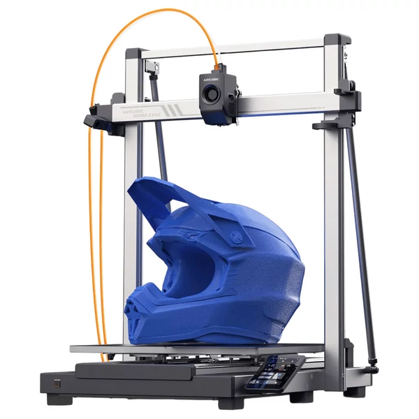 Anycubic Kobra 3 Max 3D nyomtató, 600mm/s, automatikus szintezés, akár 8 szín ACE Pro-val, 420×420×500mm