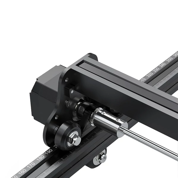 Mecpow X3 5W lézer, fix fókusz, 0,01mm pontosság, 10000 mm/perc gravírozás, biztonsági zár, vészleállítás, 410x400mm
