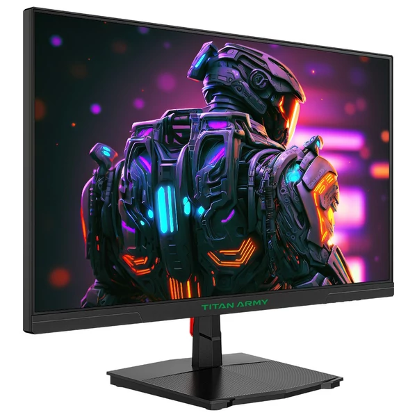 TITAN ARMY P2510HS gamer monitor, 24,5", 1920x1080, CSOT Fast IPS, 300/240Hz, HDR400, 121% sRGB, 1ms, Adaptive-Sync, alacsony kékfény, PIP/PBP, VESA