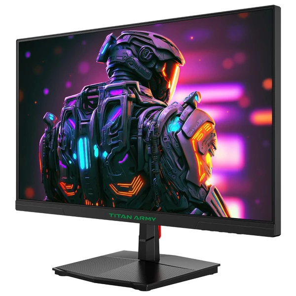 TITAN ARMY P2510HS gamer monitor, 24,5", 1920x1080, CSOT Fast IPS, 300/240Hz, HDR400, 121% sRGB, 1ms, Adaptive-Sync, alacsony kékfény, PIP/PBP, VESA