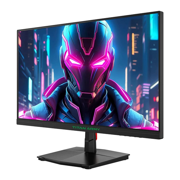 TITAN ARMY P2510G játékmonitor, 24,5", 1920x1080, FAST IPS, 180Hz, HDR10, 99% sRGB, 1ms GTG, Adaptive Sync, VESA, HDMI, DP, dönthető