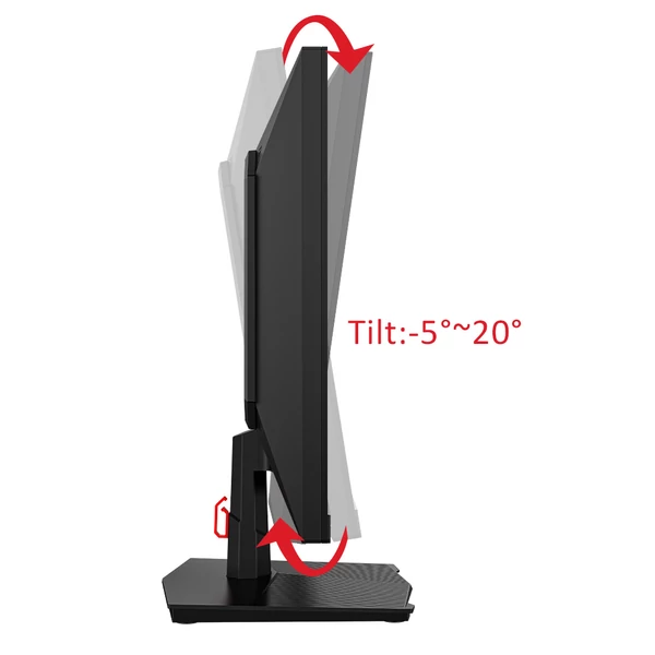 TITAN ARMY P2510G játékmonitor, 24,5", 1920x1080, FAST IPS, 180Hz, HDR10, 99% sRGB, 1ms GTG, Adaptive Sync, VESA, HDMI, DP, dönthető