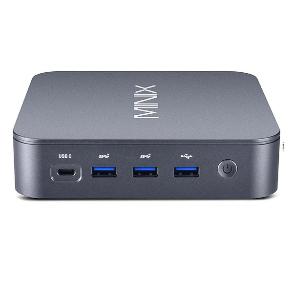 MINIX J51-C8 Max mini PC, Intel N5105 (4 mag, max. 2,9GHz), 8GB RAM, 512GB SSD, HDMI+Mini DP+USB-C, WiFi, BT 5.2, 2×USB3.2, 1×USB2.0, 2×2.5G RJ45