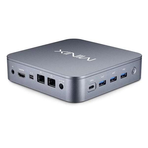 MINIX J51-C8 Max mini PC, Intel N5105 (4 mag, max. 2,9GHz), 8GB RAM, 512GB SSD, HDMI+Mini DP+USB-C, WiFi, BT 5.2, 2×USB3.2, 1×USB2.0, 2×2.5G RJ45