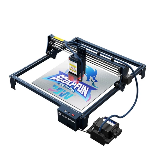 SCULPFUN S30 Pro Max 20W lézergravírozó és vágógép