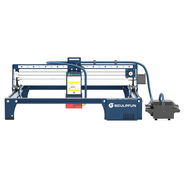 SCULPFUN S30 Pro Max 20W lézergravírozó és vágógép, automata levegőrásegítés, 410×400mm, bővíthető 935×905mm-re