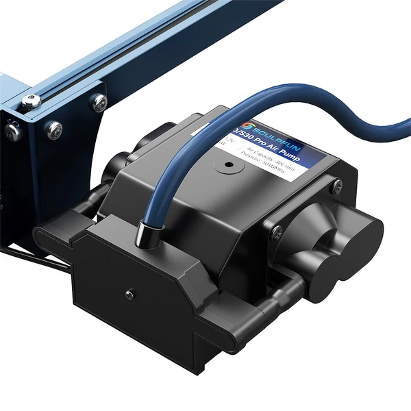 SCULPFUN S30 Pro Max 10W lézergravírozó és vágógép, automata levegőrásegítés, 410×400mm, bővíthető 935×905mm-re